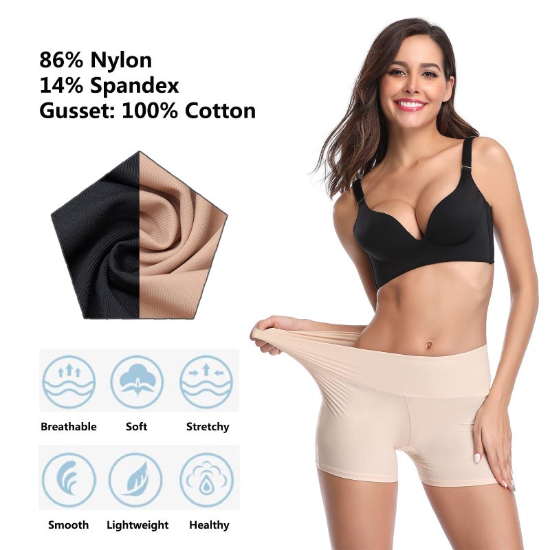 JOYSHAPER Boyshorts Panties for Women Slip Shorts for Women Under Dress Anti Chafing Underwear - Image 4